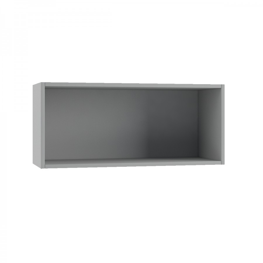 шкаф навесной горизонтальный со стеклом